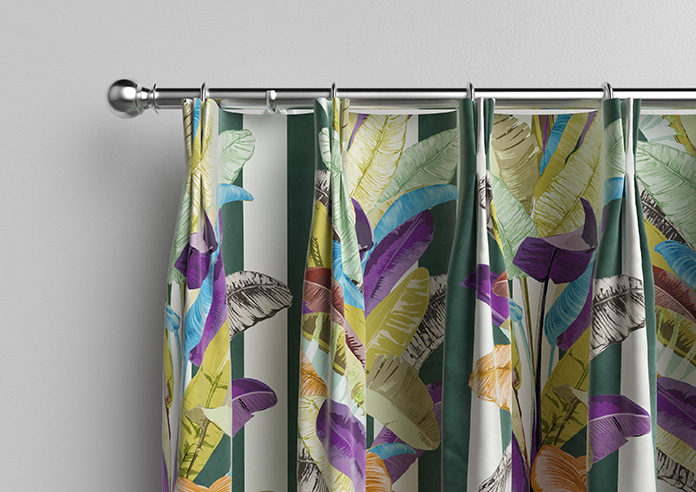 Palm Springs, Green Stripe - Made To Measure Curtains - Image 11